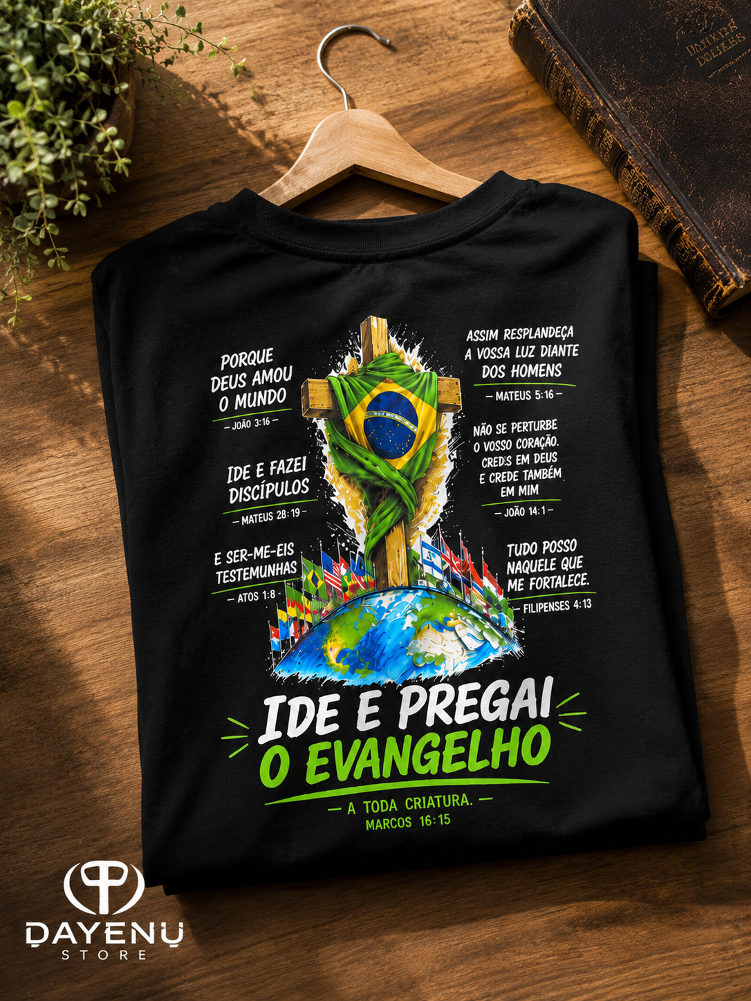 Camiseta Oversized - Ide e Pregai o Evangelho - Imagem 8