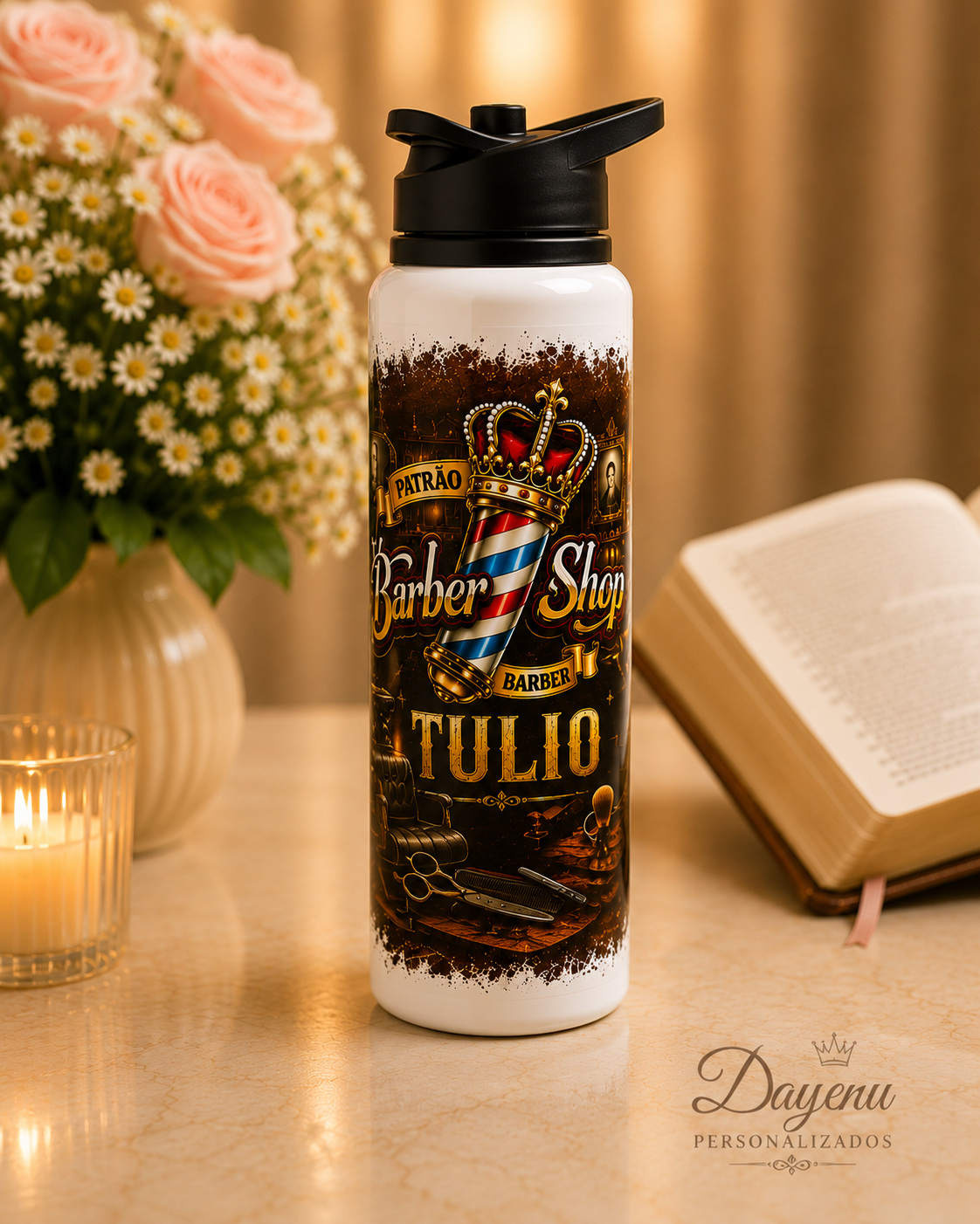 Squeeze Personalizado 750ml | Garrafa Personalizada com Nome, Logo ou Foto